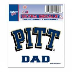 University Of Pittsburgh Panthers Dad - 3x4 Ultra Decal