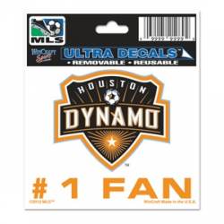 Houston Dynamo #1 Fan - 3x4 Ultra Decal