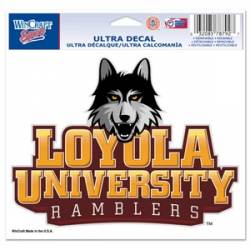Loyola University Ramblers - 5x6 Ultra Decal