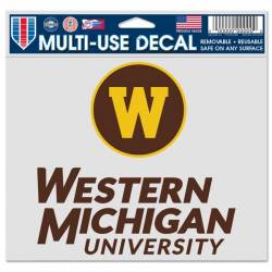 Western Michigan University Broncos 2021 Logo - 5x6 Multi Use Decal
