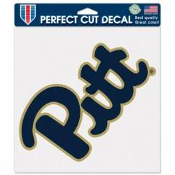 University Of Pittsburgh Panthers - 8x8 Full Color Die Cut Decal