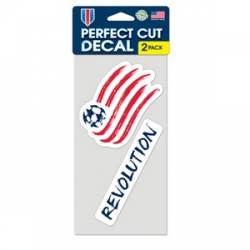 New England Revolution - Set of Two 4x4 Die Cut Decals