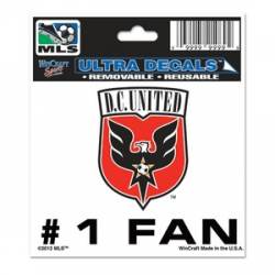 Washington D.C. United #1 Fan - 3x4 Ultra Decal