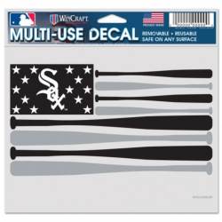 Chicago White Sox Baseball Bat Flag - 5x6 Ultra Decal