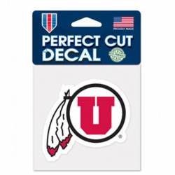 University Of Utah Utes - 4x4 Die Cut Decal