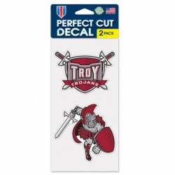Troy University Trojans - Set of Two 4x4 Die Cut Decals
