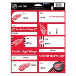 Detroit Red Wings - Sheet of 10 Gift Tag Labels