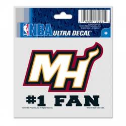 Miami Heat #1 Fan - 3x4 Ultra Decal