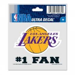 Los Angeles Lakers #1 Fan - 3x4 Ultra Decal