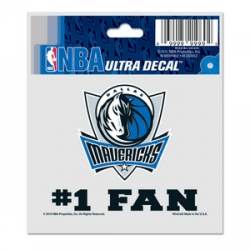 Dallas Mavericks #1 Fan - 3x4 Ultra Decal