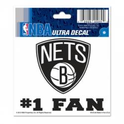Brooklyn Nets #1 Fan - 3x4 Ultra Decal