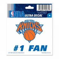 New York Knicks #1 Fan - 3x4 Ultra Decal