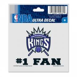 Sacramento Kings #1 Fan - 3x4 Ultra Decal