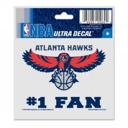 Atlanta Hawks #1 Fan - 3x4 Ultra Decal