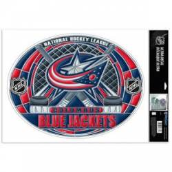 Columbus Blue Jackets - Stained Glass 11x17 Ultra Decal