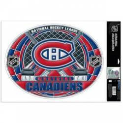 Montreal Canadiens - Stained Glass 11x17 Ultra Decal