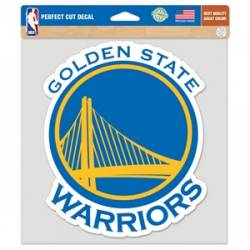 Golden State Warriors 2010-2018 Logo - 8x8 Full Color Die Cut Decal