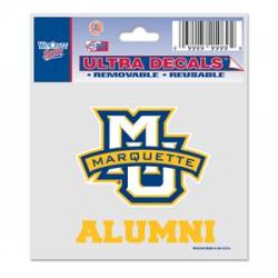 Marquette University Golden Eagles Alumni - 3x4 Ultra Decal