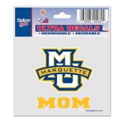 Marquette University Golden Eagles Mom - 3x4 Ultra Decal