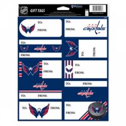 Washington Capitals - Sheet of 10 Gift Tag Labels