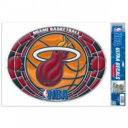 Miami Heat - Stained Glass 11x17 Ultra Decal