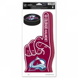 Colorado Avalanche - Finger Ultra Decal 2 Pack