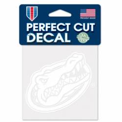 University Of Florida Gators - 4x4 White Die Cut Decal