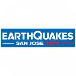 San Jose Earthquakes - 3x12 Bumper Sticker Strip