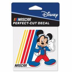 Nascar Mickey Mouse Disney Logo - 4x4 Die Cut Decal
