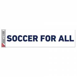 MLS Major League Soccer For All - 3x12 Bumper Sticker Strip