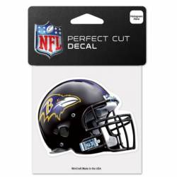Baltimore Ravens Helmet - 4x4 Die Cut Decal