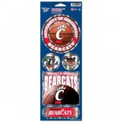 University Of Cincinnati Bearcats - Prismatic Decal Set