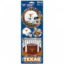 University Of Texas Longhorns Football - Prismatic Decal Set