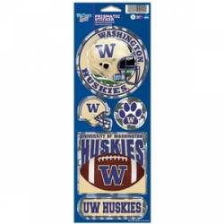 University Of Washington Huskies - Prismatic Decal Set