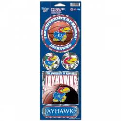 University Of Kansas Jayhawks - Prismatic Decal Set