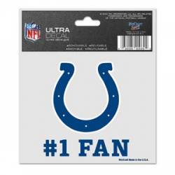 Indianapolis Colts #1 Fan - 3x4 Ultra Decal