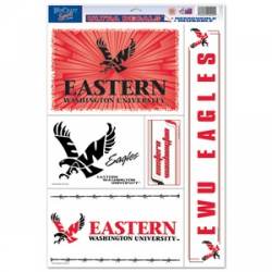 Eastern Washington University Eagles - Set of 5 Ultra Decals