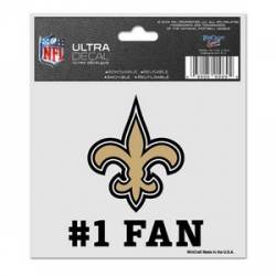 New Orleans Saints #1 Fan - 3x4 Ultra Decal