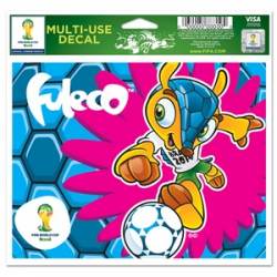 Fifa World Cup 2014 Mascot - 5x6 Ultra Decal