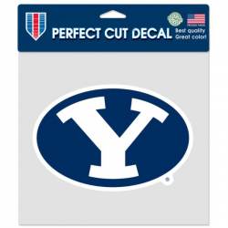 Brigham Young University Cougars BYU - 8x8 Full Color Die Cut Decal