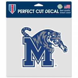 University Of Memphis Tigers - 8x8 Full Color Die Cut Decal