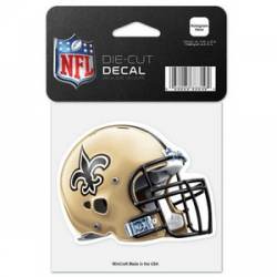 New Orleans Saints Helmet - 4x4 Die Cut Decal