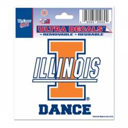 University Of Illinois Fighting Illini Dance - 3x4 Ultra Decal