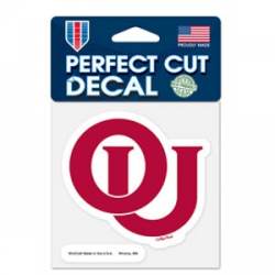 University Of Oklahoma Sooners Retro - 4x4 Die Cut Decal