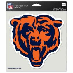 Chicago Bears Head - 8x8 Full Color Die Cut Decal