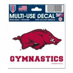 University Of Arkansas Razorbacks Gymnastics - 3x4 Ultra Decal