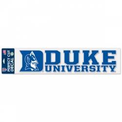 Duke University Blue Devils - 4x17 Die Cut Decal