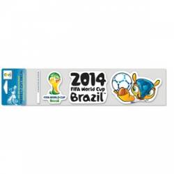 Fifa World Cup 2014 Brazil - 3x10 Die Cut Decal
