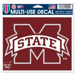 Mississippi State University Bulldogs - 4.5x5.75 Die Cut Multi Use Ultra Decal