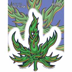 Tribal Pot Marijuana - Vinyl Sticker